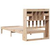 Letto Libreria senza Materasso 100x200 cm in Legno di Pino