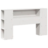Letto Libreria senza Materasso Bianco 120x190 cm Legno di Pino