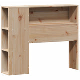 Letto Libreria senza Materasso 90x190 cm Legno Massello Pino