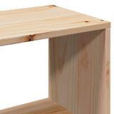 Letto Libreria senza Materasso 120x200cm Legno Massello di Pino