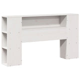 Letto Libreria senza Materasso Bianco 120x190 cm Legno di Pino