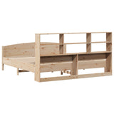 Letto Libreria senza Materasso 180x200 cm in Legno di Pino
