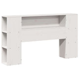 Letto Libreria senza Materasso Bianco 120x190 cm Legno di Pino