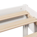 Letto senza Materasso Bianco 120x190 cm Legno Massello di Pino