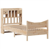 Giroletto senza Materasso 90x200 cm in Legno Massello di Pino
