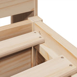 Giroletto senza Materasso 180x200 cm in Legno Massello di Pino