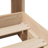 Letto senza Materasso 90x190 cm in Legno Massello di Pino