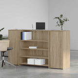 Banco Reception Rovere Sonoma 180x50x103,5 cm Legno truciolato