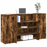 Banco Reception Rovere Fumo 180x50x103,5cm in Legno truciolato