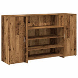 Banco Reception Legno Antico 180x50x103,5 cm Legno truciolato
