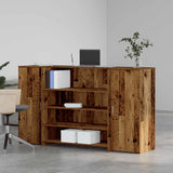 Banco Reception Legno Antico 180x50x103,5 cm Legno truciolato