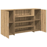 Banco Reception Rovere Artigianale 180x50x103,5cm in Truciolato