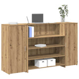 Banco Reception Rovere Artigianale 180x50x103,5cm in Truciolato