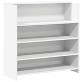 Scrivania per Reception Bianca 200x50x103,5 cm in Legno Massello