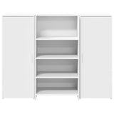 Banco Reception Bianco 135x50x103,5 cm in Legno truciolato