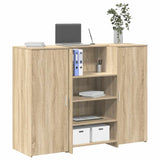 Banco Reception Rovere Sonoma 135x50x103,5 cm Legno truciolato