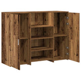 Banco Reception Legno Vecchio 135x50x103,5 cm Legno truciolato