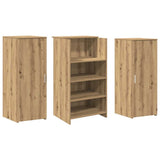 Banco Reception Rovere Artigianale 135x50x103,5cm in Truciolato