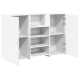 Banco Reception Bianco 155x50x103,5 cm in Legno truciolato