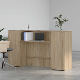 Banco Reception Rovere Sonoma 180x50x103,5 cm Legno truciolato