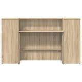 Banco Reception Rovere Sonoma 180x50x103,5 cm Legno truciolato