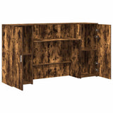 Banco Reception Rovere Fumo 180x50x103,5cm in Legno truciolato