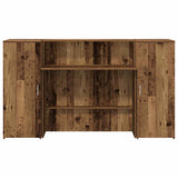 Banco Reception Legno Antico 180x50x103,5 cm Legno truciolato