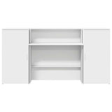 Banco Reception Bianco 200x50x103,5 cm in Legno truciolato