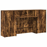 Banco Reception Rovere Fumo 200x50x103,5cm in Legno truciolato