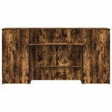 Banco Reception Rovere Fumo 200x50x103,5cm in Legno truciolato