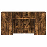 Banco Reception Rovere Fumo 200x50x103,5cm in Legno truciolato