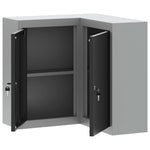 Mobile per Attrezzi con blocco Nero e grigio 55 x 55 x 55 cm