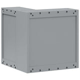 Mobile per Attrezzi con blocco Nero e grigio 55 x 55 x 55 cm