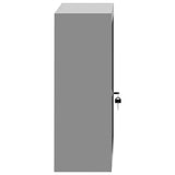 Mobile per Attrezzi con blocco Nero e grigio 50 x 20 x 55 cm