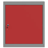 Mobile per attrezzi con blocco Rosso e Grigio 50 x 20 x 55 cm