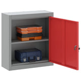 Mobile per attrezzi con blocco Rosso e Grigio 50 x 20 x 55 cm