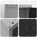 Mobile per Attrezzi con blocco Nero e grigio 100 x 20 x 55 cm