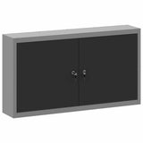 Mobile per Attrezzi con blocco Nero e grigio 100 x 20 x 55 cm