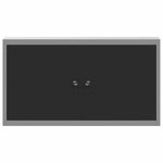 Mobile per Attrezzi con blocco Nero e grigio 100 x 20 x 55 cm