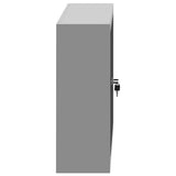 Mobile per Attrezzi con blocco Nero e grigio 100 x 20 x 55 cm