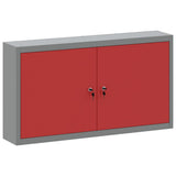 Mobile per Attrezzi con blocco Rosso e grigio 100 x 20 x 55 cm