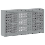 Mobile per Attrezzi con blocco Nero e grigio 100 x 20 x 55 cm
