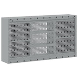 Mobile per Attrezzi con blocco Nero e grigio 100 x 20 x 55 cm