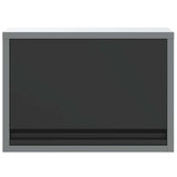 Mobile per attrezzi Nero e Grigio 50 x 25 x 35 cm