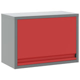 Mobile per attrezzi Rosso e Grigio 50 x 25 x 35 cm