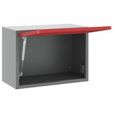 Mobile per attrezzi Rosso e Grigio 50 x 25 x 35 cm