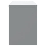 Mobile per attrezzi Nero e Grigio 100 x 25 x 35 cm