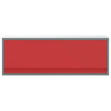 Mobile per attrezzi Rosso e Grigio 100 x 25 x 35 cm