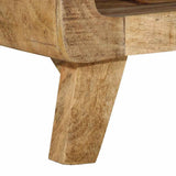 Mobile Porta TV 105x46x32 cm in Massello di Mango Grezzo