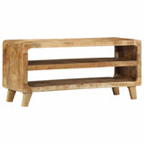 Mobile Porta TV 105x46x32 cm in Massello di Mango Grezzo